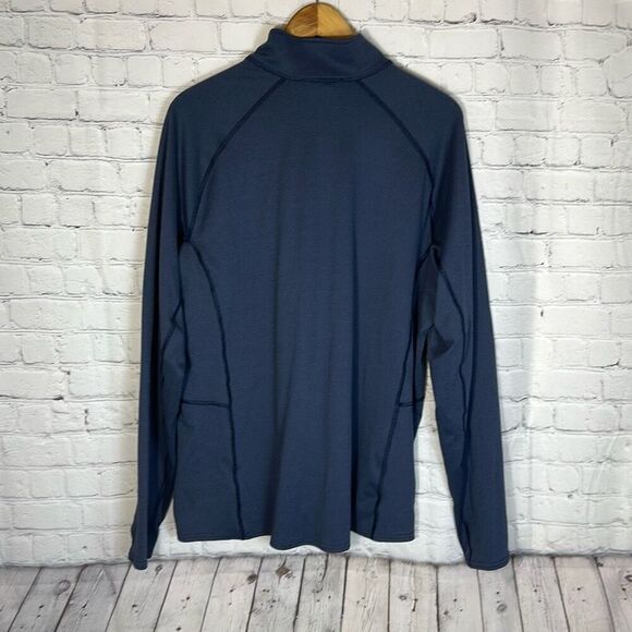 LL Bean Men's Midweight Base Layer 1/4 Zip Size XXL Item 504943 - Picture 4 of 6